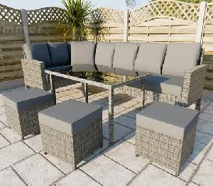 GARAGES AND CARPORTS xx - Garden furniture - Rattan sets
