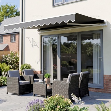 Window Awning 158 - Retractable Aluminium Patio Cover Window Awning 158 - Retractable Aluminium Patio Cover