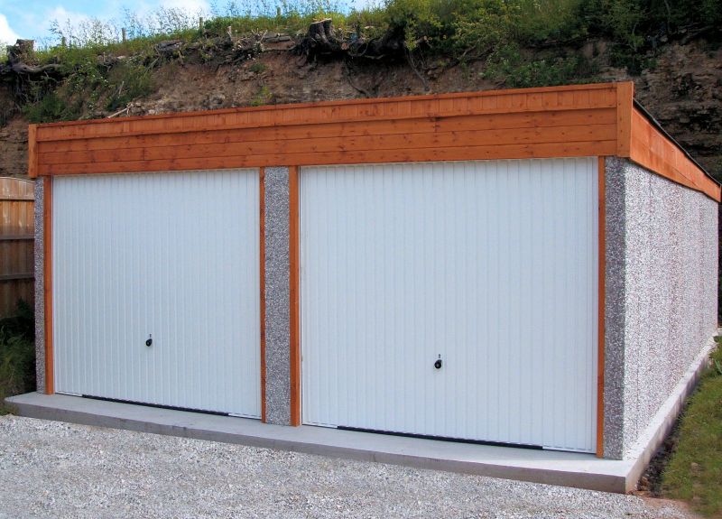 Spar Pent Double Concrete Garage 213 Spar Pent Double Concrete Garage 213