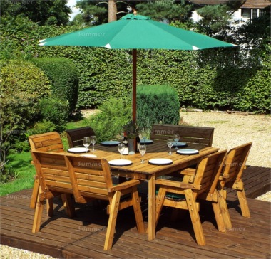 8 Seater Dining Set 507 - Square Table, Fully Assembled, FSC® Certified 8 Seater Dining Set 507 - Square Table, Fully Assembled, FSC® Certified