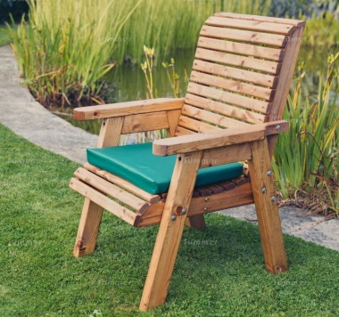 Armchair 728 - Chunky Framing, Brown Finish Armchair 728 - Chunky Framing, Brown Finish