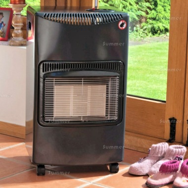 Indoor Gas Heater 161 - 4.2 kW, Hose and Regulator, Variable Heat Settings Indoor Gas Heater 161 - 4.2 kW, Hose and Regulator, Variable Heat Settings