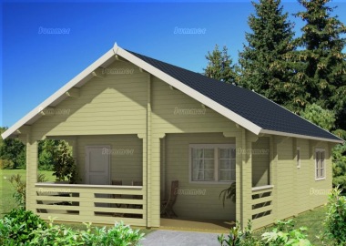 Four Room Apex Log Cabin 822 - Double Glazed, Loft Area Four Room Apex Log Cabin 822 - Double Glazed, Loft Area