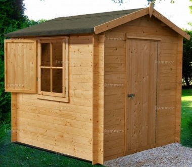 Log Cabin Shed 266 - 19mm Logs, Shutters, FSC® Certified Log Cabin Shed 266 - 19mm Logs, Shutters, FSC® Certified