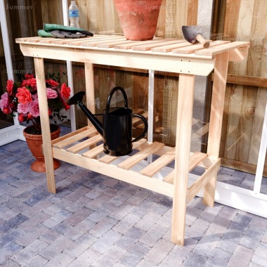 2 Tier Wooden Slatted Staging 311 2 Tier Wooden Slatted Staging 311