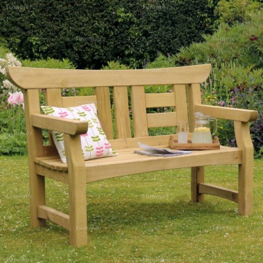 2 Seater Garden Bench 841 - Pressure Treated, Oriental Style, FSC® Certified 2 Seater Garden Bench 841 - Pressure Treated, Oriental Style, FSC® Certified