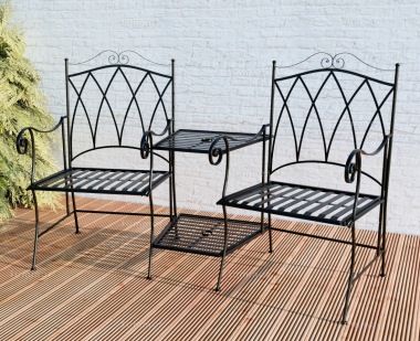 Vintage Companion Set 612 - Wrought Iron, Black Antique Finish