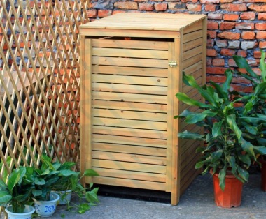 Wheelie Bin Store 152 - Wooden Slatted, FSC® Certified Wheelie Bin Store 152 - Wooden Slatted, FSC® Certified
