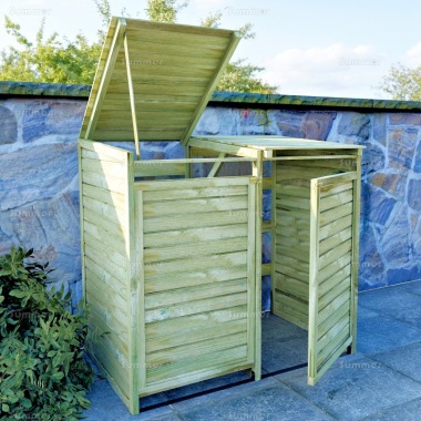 Pressure Treated Double Bin Store 207 - Heavy Duty, FSC® Certified Pressure Treated Double Bin Store 207 - Heavy Duty, FSC® Certified