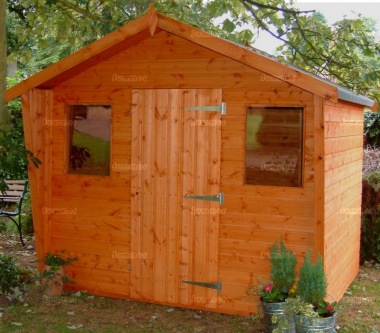 Shiplap Reverse Apex Shed 67 - Cabin Style Shiplap Reverse Apex Shed 67 - Cabin Style