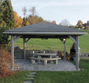Wooden Gazebo 290 - Hipped Roof Wooden Gazebo 290 - Hipped Roof
