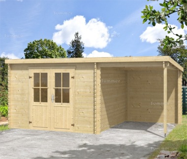 Pent Roof Gazebo 619 - Integral Summerhouse, PEFC Certified Pent Roof Gazebo 619 - Integral Summerhouse, PEFC Certified