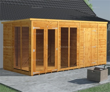 Pent Summerhouse 811 - Fast Delivery, Two Rooms Pent Summerhouse 811 - Fast Delivery, Two Rooms