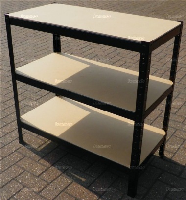 Boltless steel 3 tier workbench, 3ft wide Boltless steel 3 tier workbench, 3ft wide