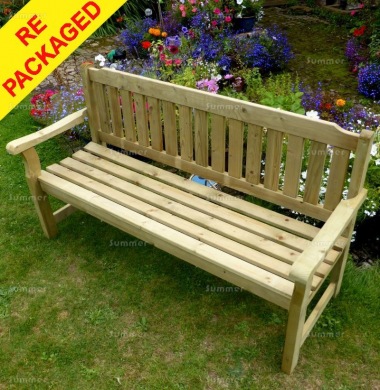 Repackaged 3 Seater Bench 210 - Pressure Treated Repackaged 3 Seater Bench 210 - Pressure Treated